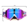 thumbnail image 2 of Gafas de motocross Estrela Biking, gafas de esquí con cojín esponjoso antirreflectante flexible, 2 of 5