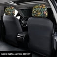 thumbnail image 3 of Kdxio Colorful Hippie Pattern Print 2 Piece Car Head Rest Covers Set Auto Front/Rear Seats Headrest Cover Universal Fit Most Cars,Sedan, SUV, 3 of 9