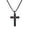Black Rainbow No Chain, variant on Pride Cross Necklace Gift for LGBTQ+ Loved One Engraved Rainbow Crucifix Pendant Stainless Steel Jewelry for Partner Coming Out or Baptism Gift Faith Love Pendant Black Rainbow No Chain