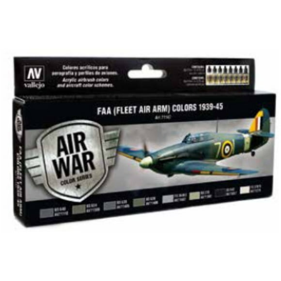 17ml Bottle FAA (Fleet Air Arm) Colors 1939-1945 Model Air Paint Set (8 Colors)