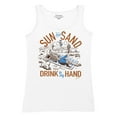 thumbnail image 5 of Sun and Sand Drink in My Hand Women's Tank Top But its a Dry Heat Funny Skeleton Desert Summer Beach Vacation, 5 of 7