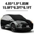 thumbnail image 2 of Elegant Choise Car Full Cover Outdoor Sun UV Rain Dust Resistant Protector Fit Nissan Rogue SUV, 15.9*6.2*6.1ft, 2 of 11