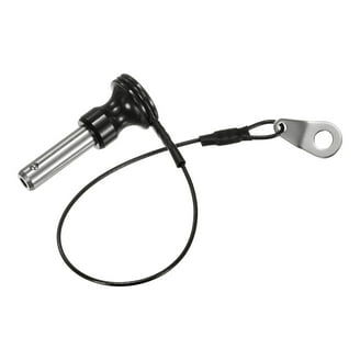 Uxcell 304 Stainless Steel Ball Locking Quick Release Pins - 8mm Diameter, 20mm Grip Length, With Safety Wire