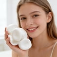 thumbnail image 5 of DIY Squishies Making Shell, White Mochi Shape Silicone Vacuum Squishies Maker Tool with Lid, Hollow Fillable Stress Relief Toy Shell for Custom Beads Slime White S, 5 of 6