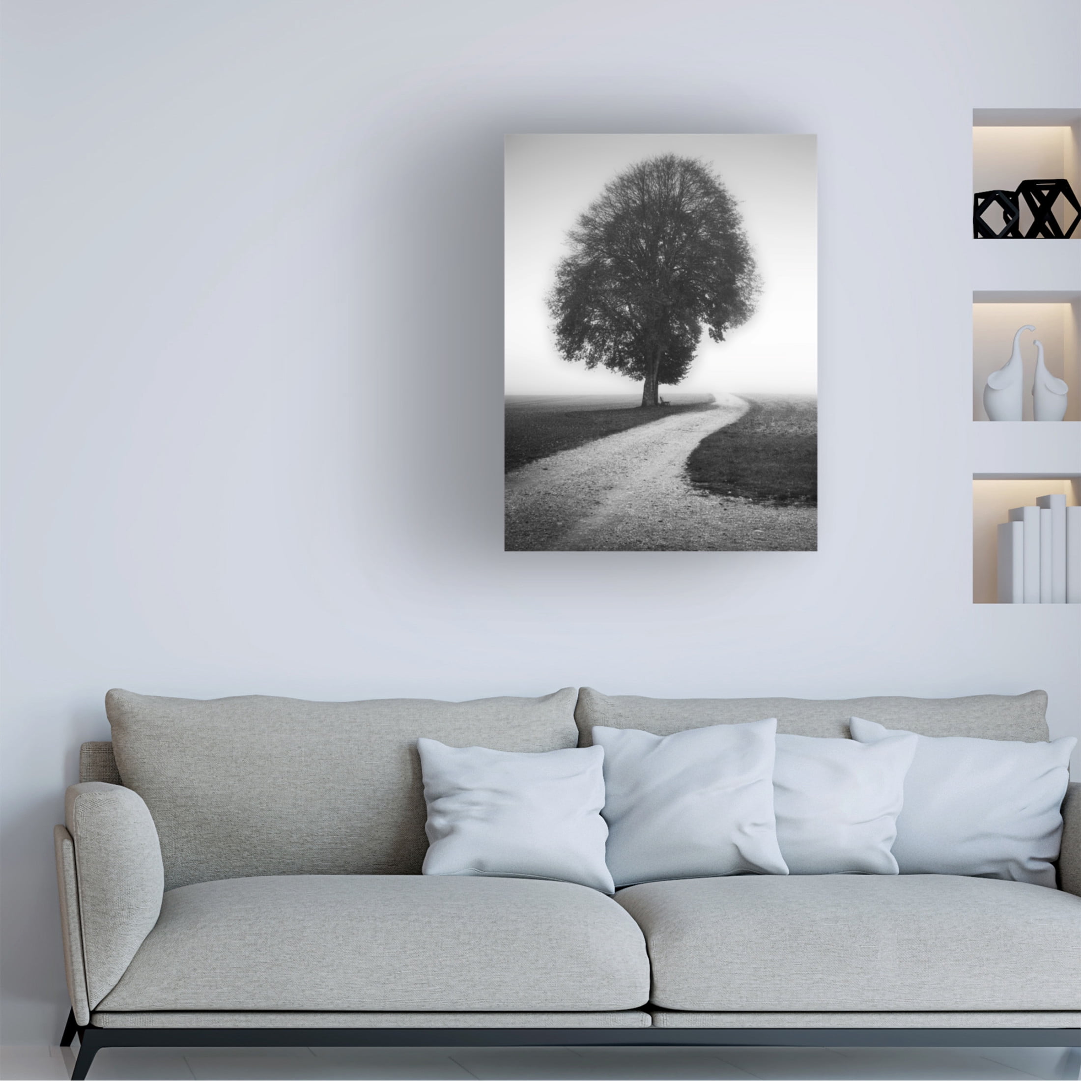 Canvas Wall Art - Alexej Schulz 'Poet' Wall Art for Living Room, Bedroom, or Office Décor by Trademark Fine Art - 35 x 47 Inches