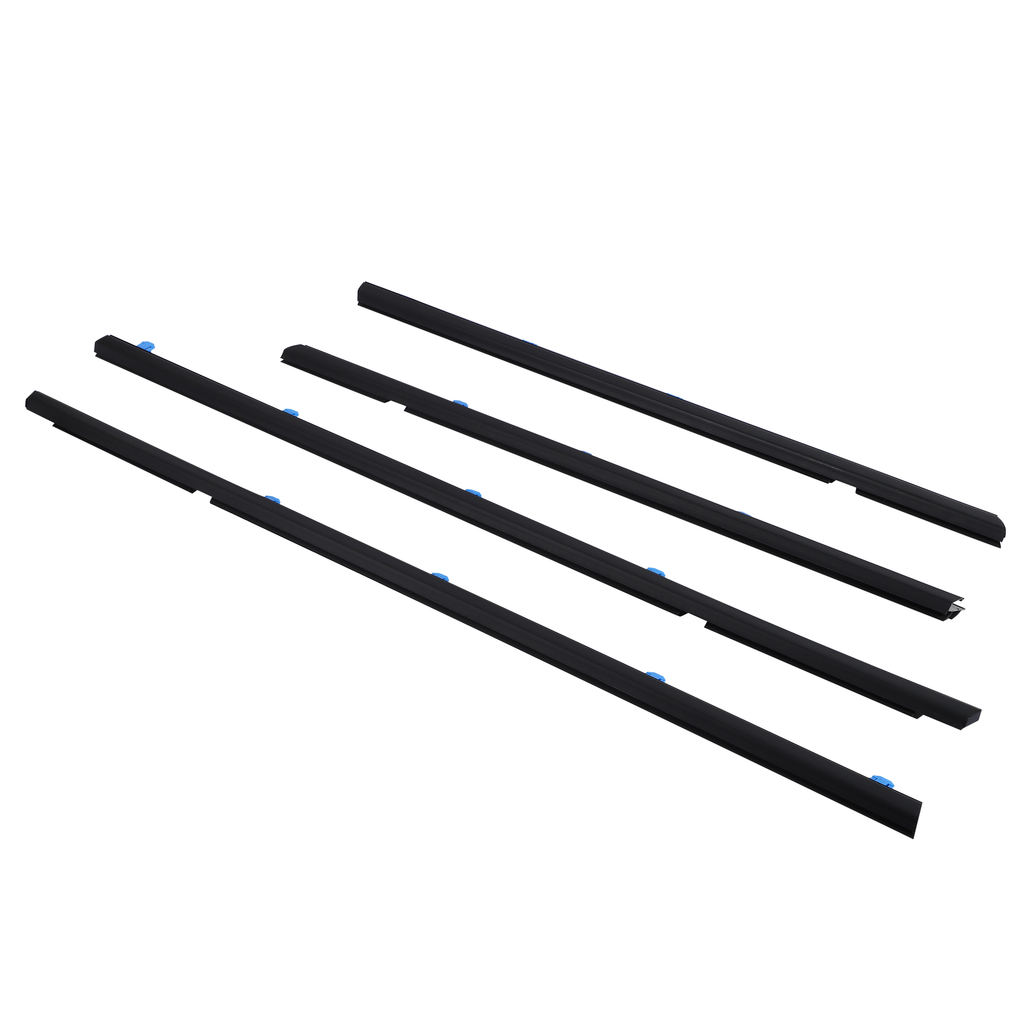 4pcs Weatherstrip Window Molding Trim for Honda Civic 20122015 Car