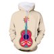 thumbnail image 2 of WILLBEST Sudadera con Capucha De Manga Larga con Estampado De Guitarra De Carnaval De Estilo Informal para Hombre XXGrande, 2 of 3