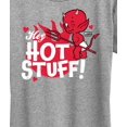 thumbnail image 3 of Hot Stuff - Hey Hot Stuff - Women's Short Sleeve Graphic T-Shirt, 3 of 5