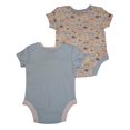 thumbnail image 2 of Happi by Dena Baby Boys Newborn Short Sleeve Bodysuit 2 Piece Set 34825-0-3Months (LIGHT BLUE-WHITE), 2 of 3