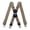 Beige, variant on Elastic work suspenders for men construction daily wear assorted solid colors 1 pack