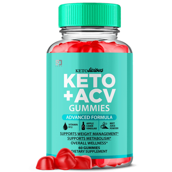 Ketolicious ACV Gummies Maximum Strength Weight Management Supplement 60 Gummies