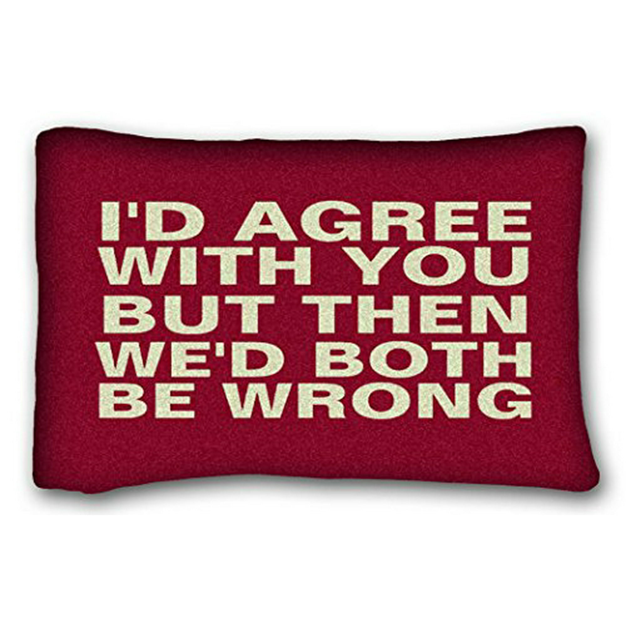 Rylablue Customized Standard New Arrival Pillowcases Humorous Sarcasm Humor Funny Quotes Pillow Square Pillowcases Cover Cushion Sofa Size 20x30 Inches Two Side Walmart Canada