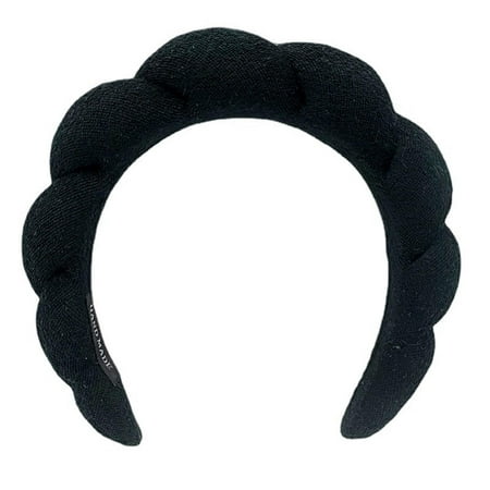 Spa Headband for Women Sponge Terry Towel Cloth Head Band Wide Hair Hoop for Skincare Makeup Removal Shower
