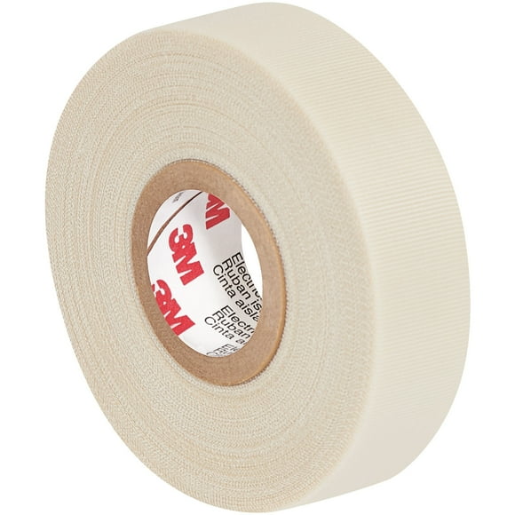 Boxes Fast 69 Glass Cloth Electrical Tape, 3/4' x 66', White, 1/Case, 3M Stock# 7000005818