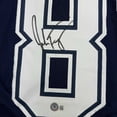 thumbnail image 3 of Autographed/Signed Jake Ferguson Dallas Blue Football Jersey Beckett BAS COA, 3 of 4
