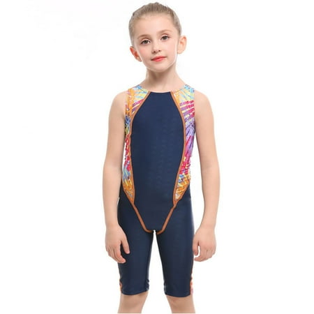 

Pimfylm Baby Girl Tankini Swimsuits Toddler Baby Girls Summer Swimsuit Sleeveless Striped Swimwear Beach Bikini Comfort Dark Blue 3XS