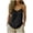 Black, variant on Womens Silk Satin Cami Tank Top 2026 Mesh V-Neck Adjustable Strap Sleeveless Summer Camisole Blouse (White, M)