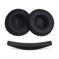 Earpads Headband Pad for JBL Tune 600 T450 T450BT T500BT JR300BT, Replacement Ear Pads Cushions Comfortable Memory Foam Noise Isolation Ear Cups Cover Headphone Repair Parts