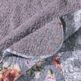 thumbnail image 3 of Benjara Microfiber Quilt and 1 Pillow Sham Set with Floral Prints, Multicolor, 3 of 4