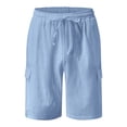 thumbnail image 3 of fvwitlyh Mens Workout Shorts Men's Loose Straight Denim Shorts, 3 of 5