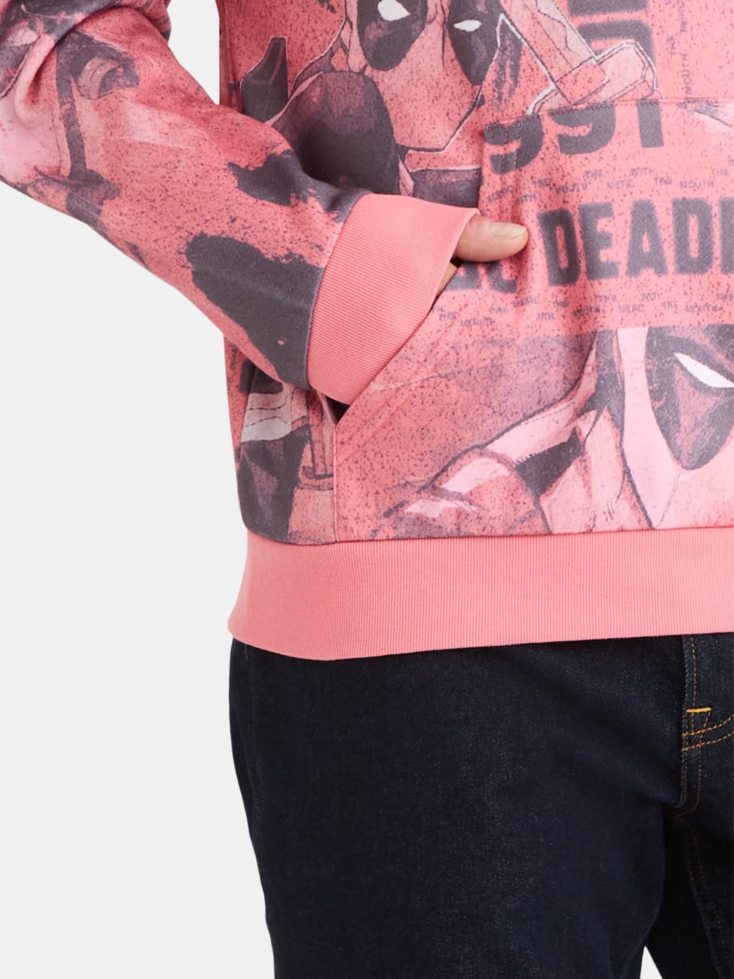 Deadpool Men's & Big Men's Graphic Hoodie Sweatshirt, Sizes XS-3XL