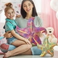 thumbnail image 5 of Starfish Plush Doll Soft Stuffed Animal Toy 8 Inch Handheld Decorative Throw Pillow for Home Bedroom Living Room Decor Cuddly Sea Life Figure for Birthdays and Holidays Purple, 5 of 5