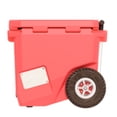 thumbnail image 3 of RovR RollR 45 Quart Wheeled Hard Cooler with Telescopic Handle (CORAL), 3 of 10