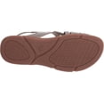 thumbnail image 4 of Easy Spirit Womens Mar Woven Leather Flat Sandals, 4 of 8