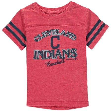 MLB Cleveland Indians TEE Short Sleeve Girls Fashion 60% Cotton 40% Polyester Alternate Team Colors 7 -