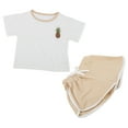 thumbnail image 2 of Conjunto de ropa para bebé, conjunto de ropa de 2 piezas, conjunto de ropa para bebé, pantalones, traje, características líderes en clase, 2 of 12