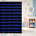 thumbnail image 2 of Erosebridal Linear Geometric Shower Curtain 72Wx84L,Modern Minimalist Stripes Bathroom Shower Curtain, 2 of 5