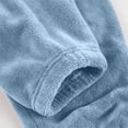 thumbnail image 5 of Ruimatai Women's Winter Flannel Pajama Set Solid Color Warm Fleece Sleepwear Loungewear Soft Comfortable Loose Fit, 5 of 6
