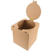 MERRYHAPY Portable Beige Folding Car Toilet for Outdoor Camping Travel and Easy to Use