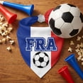 thumbnail image 3 of Pet Bandana, Brazil Soccer Flag Pattern Small Size, 20.9 Inch x 15.0 Inch Pack of 1, Washable Triangular Dog Cat Bib Scarf for Football Sports Event Party Daily Wear, 3 of 4