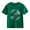 Green, variant on TIREOW Girls Oversized Baseball Print T-Shirts Kids Cute Print Short Sleeved Athletic Tee Shirt Teen Preppy Loose Blouse  (Black, 6-7 Years)