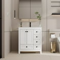 thumbnail image 6 of 30" Ceramic Intergrated Sink Top, Zinc Alloy Faucet, 6 of 10