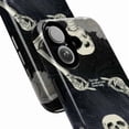 thumbnail image 3 of Skeleton Reflection “Our Last Goodbye” Dual Layer Phone Case, Gothic Starry Night Protective Phone Cover, Gift for iPhone 16 15 14 13 12 11 Pro Plus Mini, 3 of 6