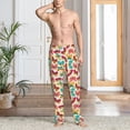 thumbnail image 5 of Vsdgher Colorful Butterflies Print Mens Pajama Pants Sleep & Lounge Pants, PJ Bottoms With elastic waistb and Pockets, 5 of 5
