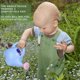 thumbnail image 4 of Herramientas de jardinería JAMW regadera de elefante ligera 0.4 galones plantas jardín interior exterior cabeza rosada cuerpo azul Sencillez, 4 of 5