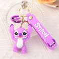 thumbnail image 2 of Disney Lilo Stitch Keychain Stitch Action Figure Keychains Pendent Ornament Dolls Collection Model Stitch Toys For Kids Gift, 2 of 7