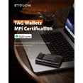 thumbnail image 2 of Cartera inteligente rastreable Stouchi Find My Wallet para hombre, 2 of 7