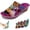Purple, variant on Bohemian Fashion Anti-Slip Orthopedic Sandals,Fashion Shoes Comfortable Slippers with Arch Support Slip on Sandal