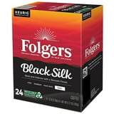 Folgers Gourmet Selections Dark Roast K-Cups, Black Silk Coffee, 24 ...