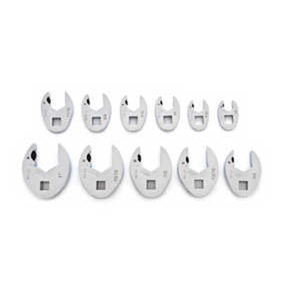 GearWrench 89118 11 Piece Sae Ratcheting Crowfoot Wrench Set