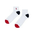 thumbnail image 3 of Polo Ralph Lauren Mens Heel Toe Arch Support Quarter Crew Socks White Assorted, 3 of 3