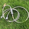 thumbnail image 3 of Yuarrent Adaptador de estufa de para acampar al aire libre, tubo de extensión, conector convertidor de horno de tipo dividido, adaptadores de apagado Kits de desorden para acampar Yuarrent OD008555-00, 3 of 6