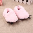 thumbnail image 4 of Toddler Girl Shoes Size 12(11Cm) Boys Plush Paw Prewalker Warm Toddler Sneakers Pink, 4 of 6