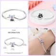 thumbnail image 2 of BONZEUS Trendy 925 Sterling Silver Charm Bracelet for Women - Fashionable Butterfly Design with Inlaid Zircon - Fine Wedding Engagement Jewelry Gift, 2 of 31