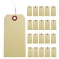 thumbnail image 3 of 100 pcs Blank Shipping Tags with Iron Wires Manila Packaging Labels, 3 of 8