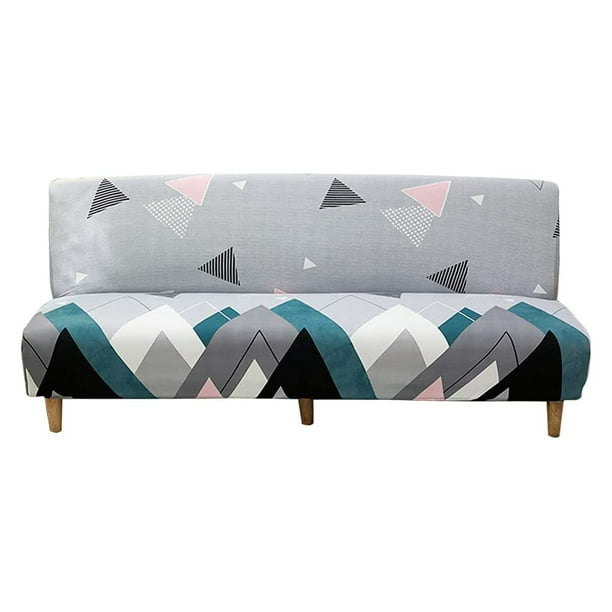 Sofa cover without armrest 2 seater stretch sofa throw 3 seater sofa